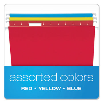 Pendaflex® Colored Hanging Folders, Letter Size, 1-5-cut Tab, Assorted, 25-box freeshipping - TVN Wholesale